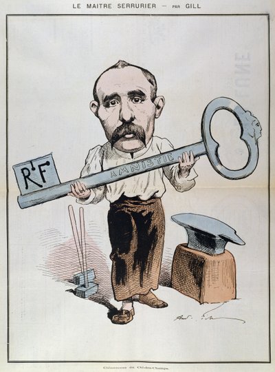 Caricature of Georges Clemenceau from 